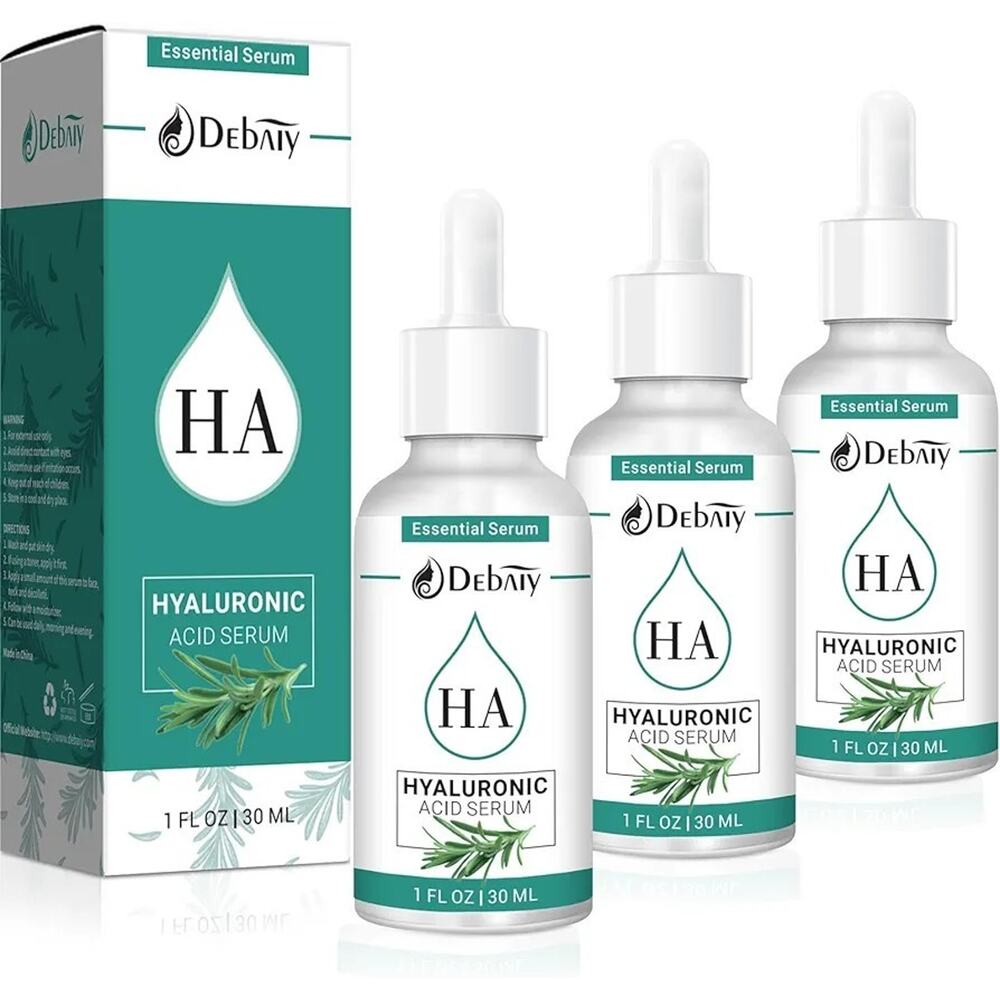 2.3% Hyaluronic Acid Serum With 4% Rosemary Extract (3 Pack 1fl.oz|30ml)New